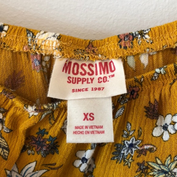 Mossimo XS Women Floral 2-Way-Sleeve Tunic Top - Picture 3 of 3